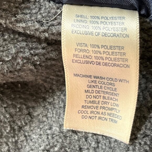 OshKosh Bgosh Kids Unisex Winter Jacket Size M 5-6 Hooded Colorblock Design READ - Picture 7 of 10